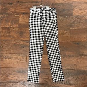 Plaid Printed Pants